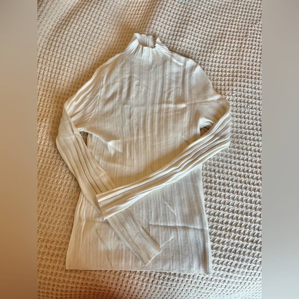 Abercrombie & Fitch Stretch/Rib Turtleneck Sweater